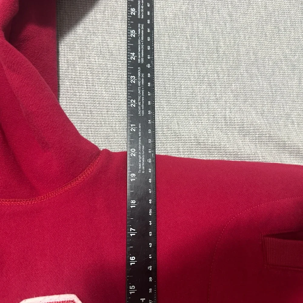 Gap Kids Red Full Zip Sherpa Lined‎ Hoodie Arch Logo Youth Extra Large XL (12)